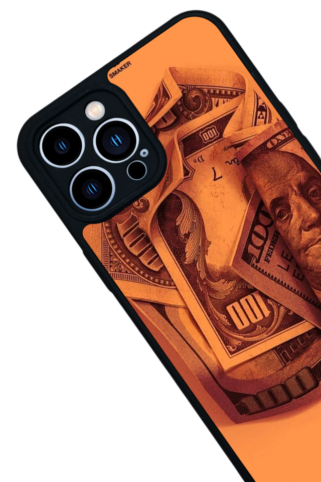 iPhone 13 Pro Max Uyumlu Money Para Tasarımlı Glossy Premium Kılıf
