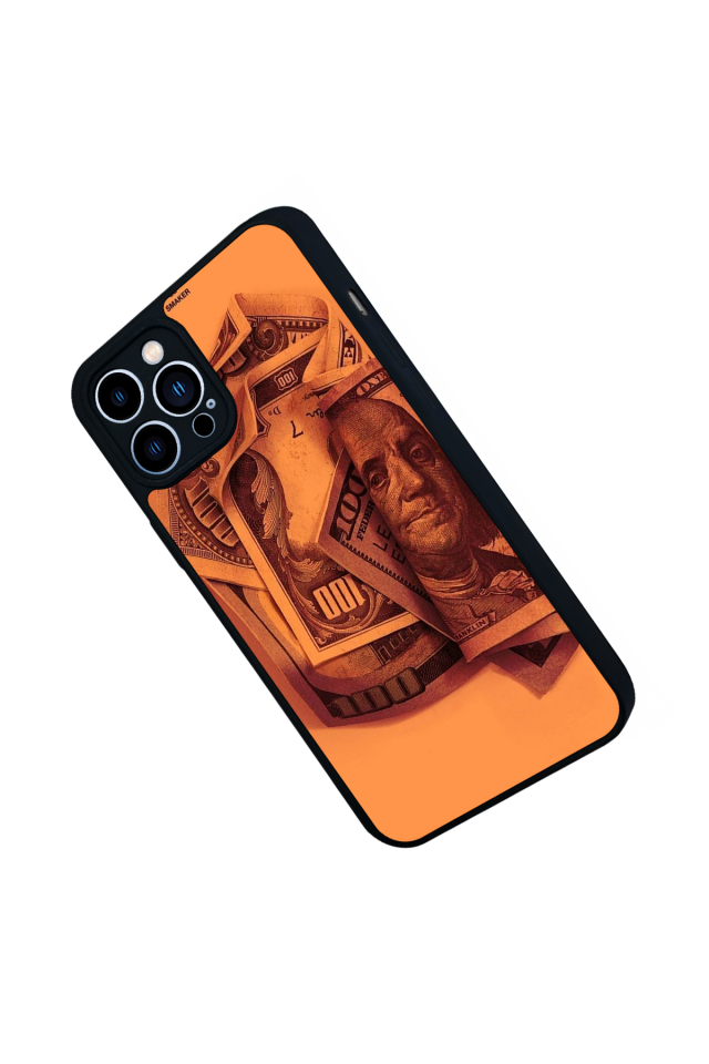 iPhone 13 Pro Max Uyumlu Money Para Tasarımlı Glossy Premium Kılıf