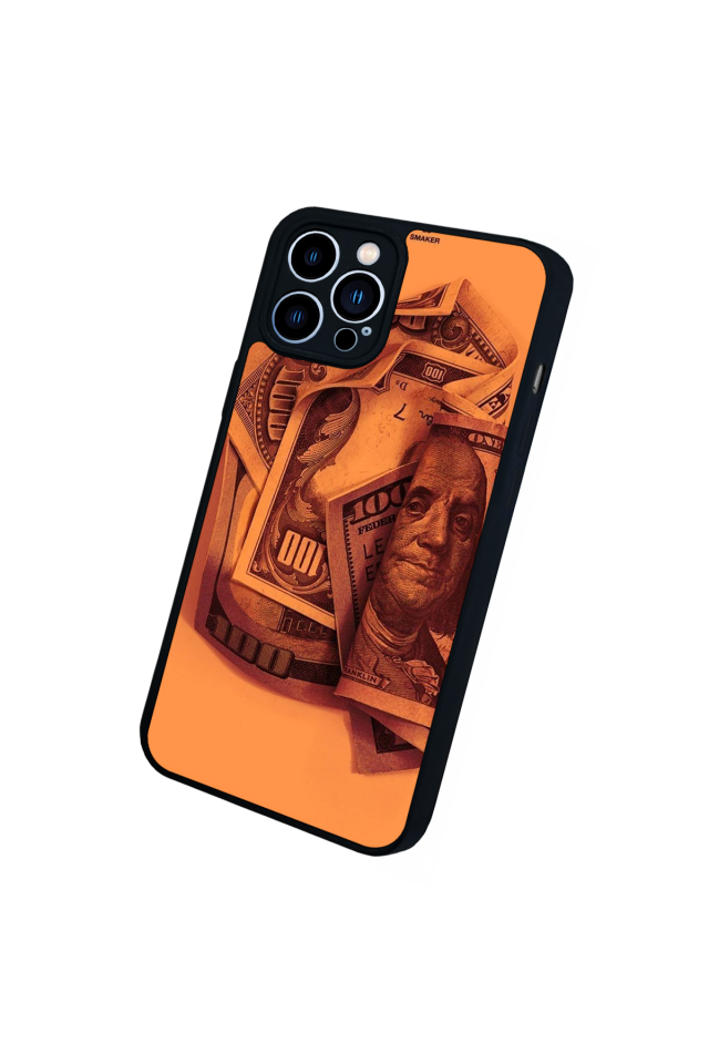 iPhone 13 Pro Max Uyumlu Money Para Tasarımlı Glossy Premium Kılıf
