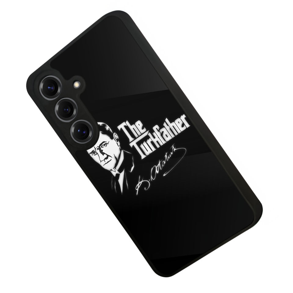 Samsung Galaxy S25 Uyumlu Mustafa Kemal Ataturk Tasarımlı Glossy Premium Kılıf