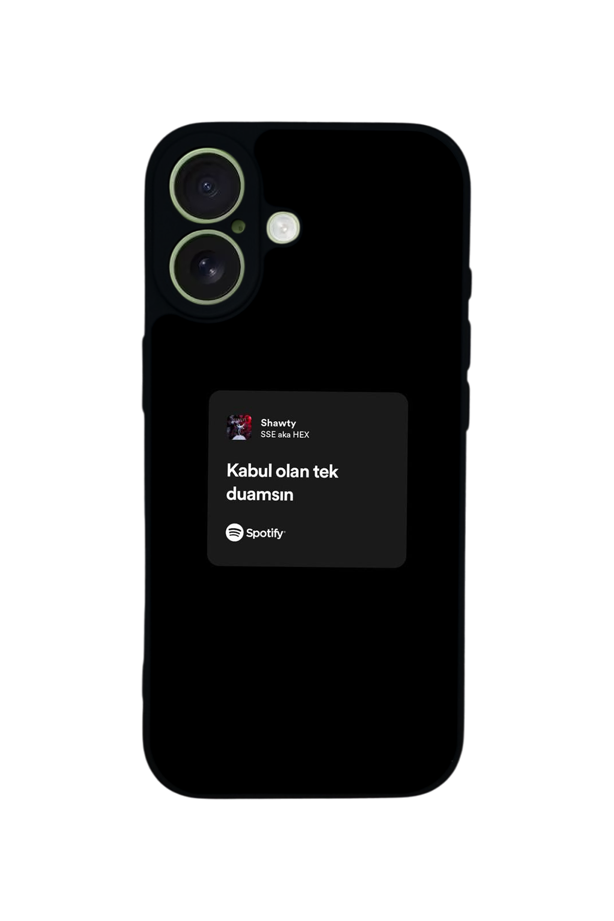 iPhone 17 Uyumlu Sarki Sozleri Tasarımlı Glossy Premium Kılıf