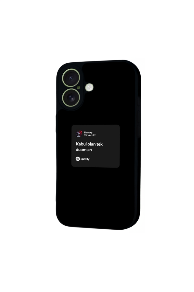iPhone 17 Uyumlu Sarki Sozleri Tasarımlı Glossy Premium Kılıf
