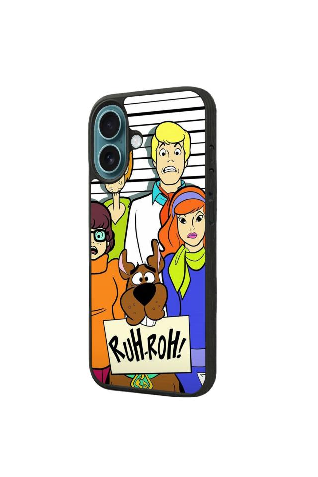 iPhone 16 Uyumlu Scooby Doo Tasarımlı Glossy Premium Kılıf