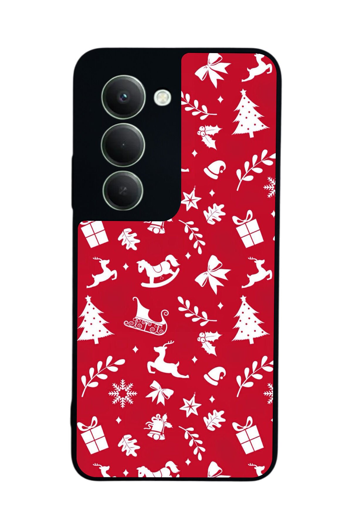 Xiaomi Redmi 15 5G Uyumlu Yilbasi Christmas Tasarımlı Glossy Premium Kılıf