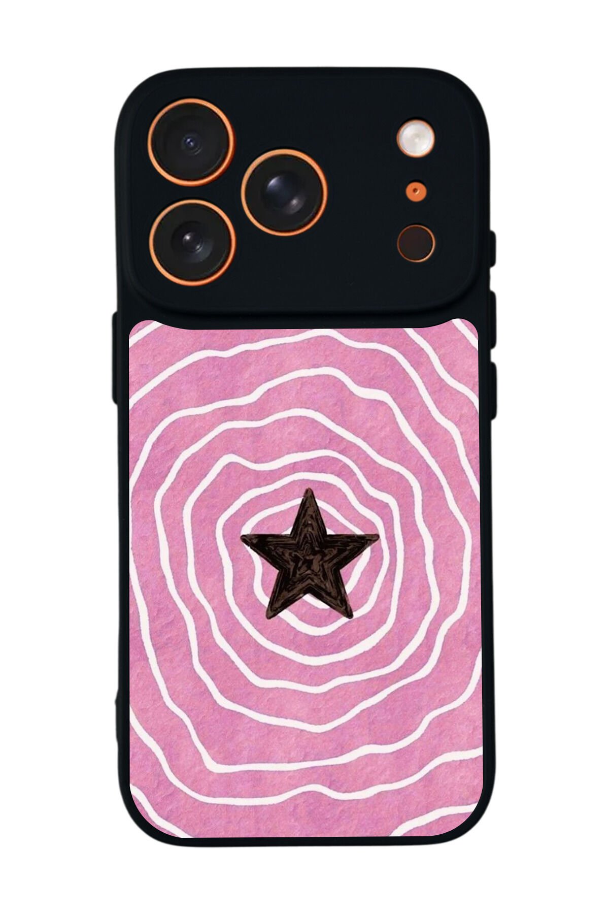 iPhone 17 Pro Uyumlu Retro Yildizlar Tasarımlı Glossy Premium Kılıf