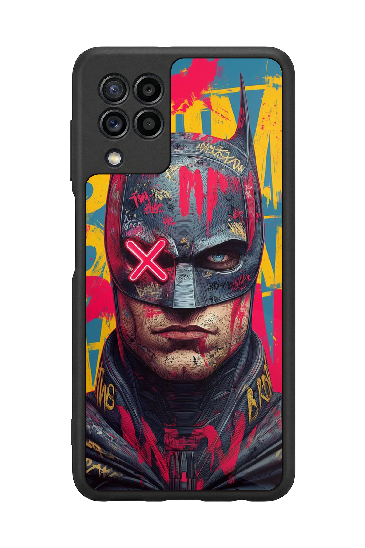 Samsung Galaxy M22 Uyumlu Batman Tasarımlı Glossy Premium Kılıf