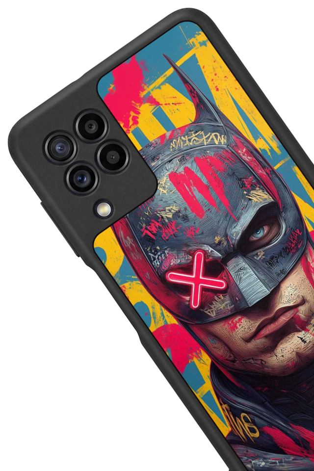 Samsung Galaxy M22 Uyumlu Batman Tasarımlı Glossy Premium Kılıf