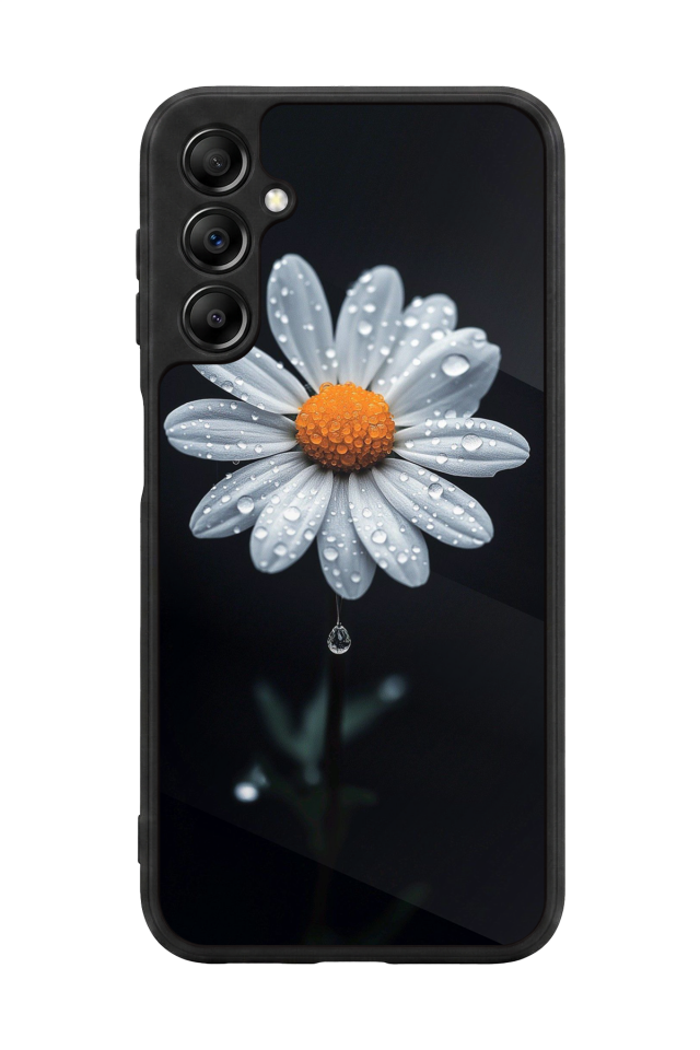 Samsung Galaxy A14 Uyumlu Cicek Tasarımlı Glossy Premium Kılıf