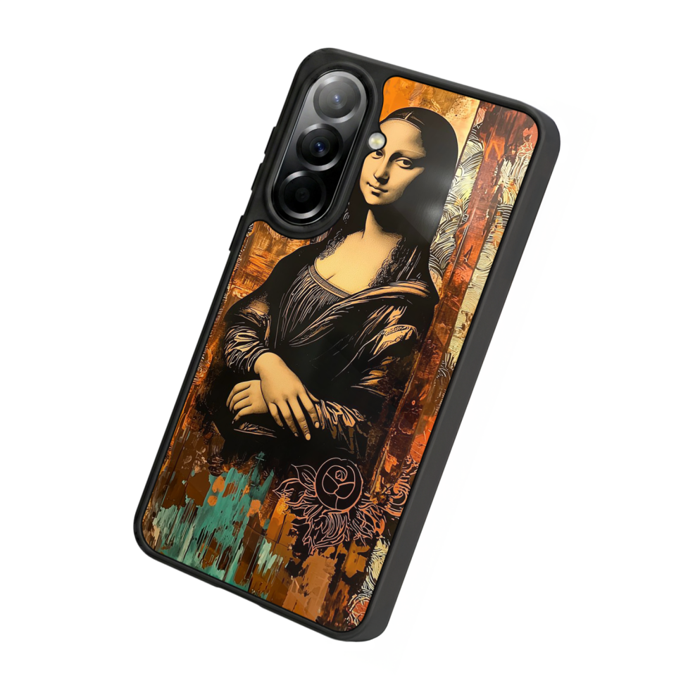 Samsung Galaxy A37 Uyumlu Monalisa Tasarımlı Glossy Premium Kılıf