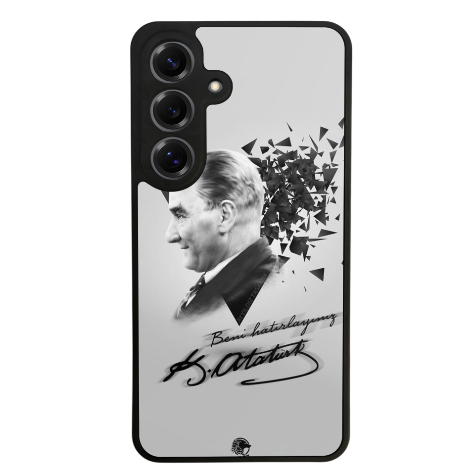Samsung Galaxy S25 Uyumlu Mustafa Kemal Ataturk Tasarımlı Glossy Premium Kılıf