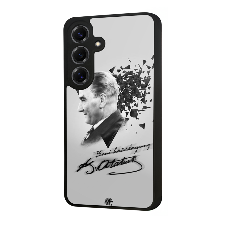 Samsung Galaxy S25 Uyumlu Mustafa Kemal Ataturk Tasarımlı Glossy Premium Kılıf