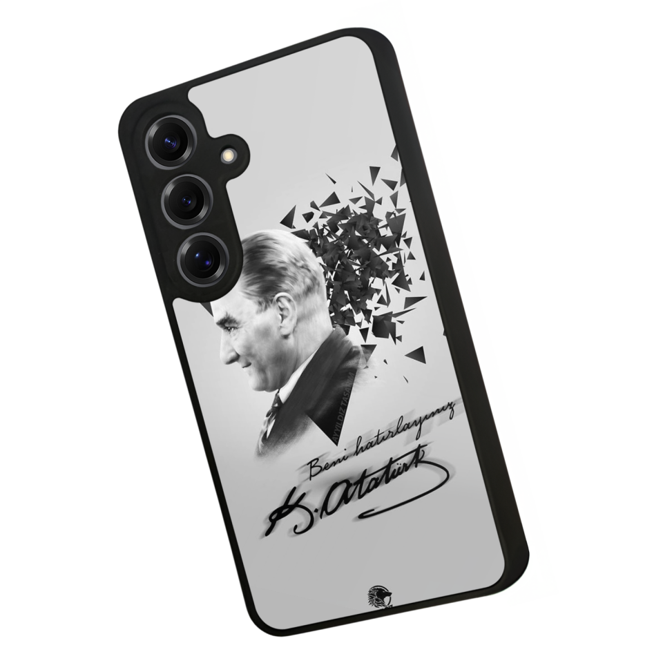 Samsung Galaxy S25 Uyumlu Mustafa Kemal Ataturk Tasarımlı Glossy Premium Kılıf