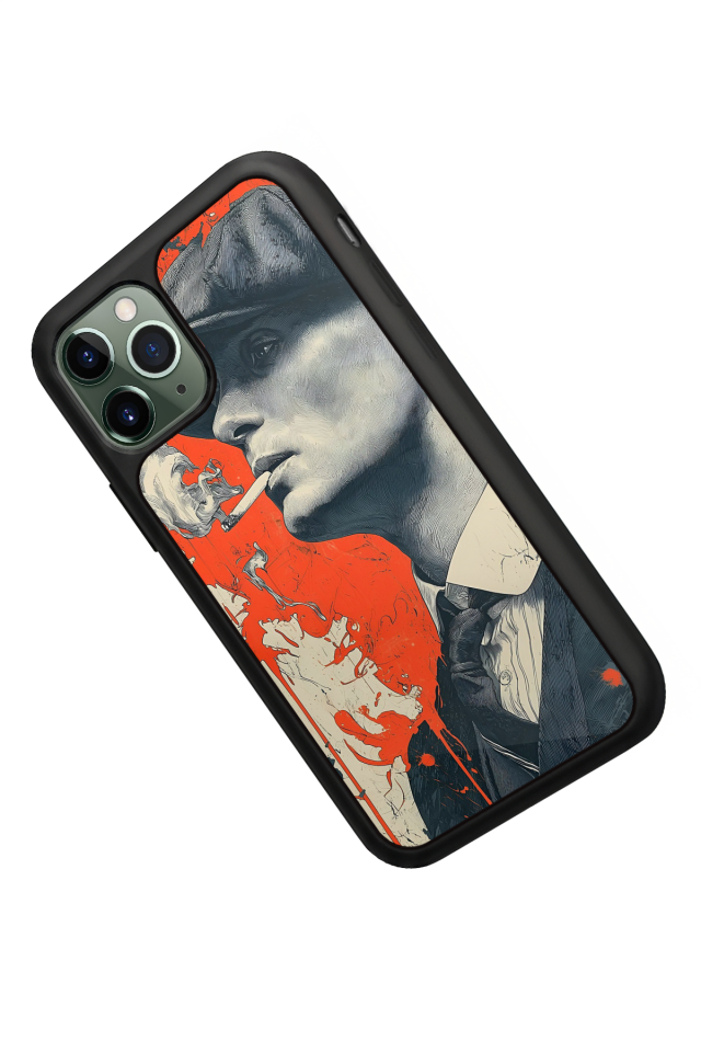 iPhone 11 Pro Max Uyumlu Peaky Blinders Tasarımlı Glossy Premium Kılıf