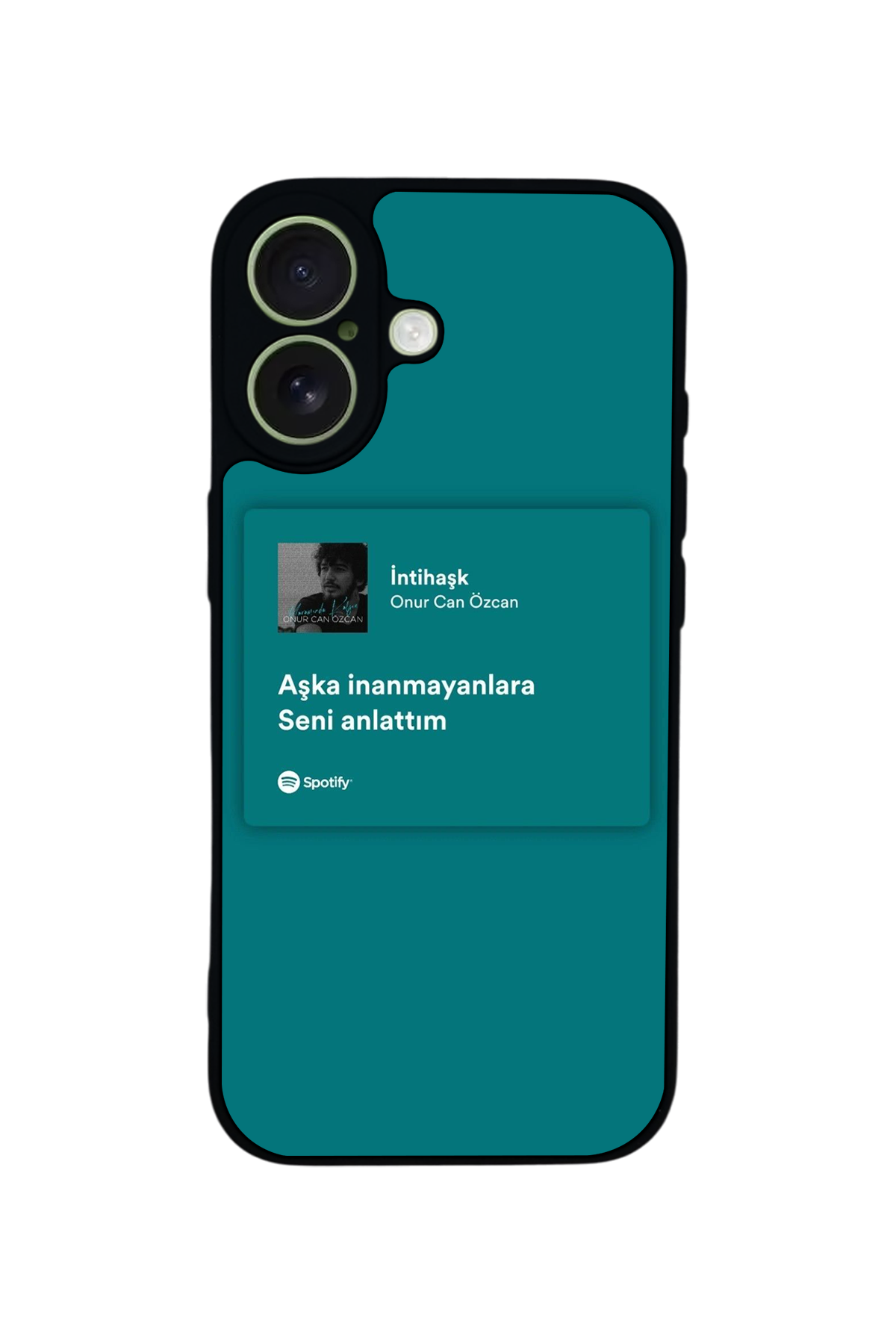 iPhone 17 Uyumlu Sarki Sozleri Tasarımlı Glossy Premium Kılıf