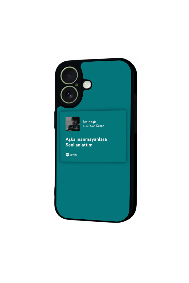 iPhone 17 Uyumlu Sarki Sozleri Tasarımlı Glossy Premium Kılıf