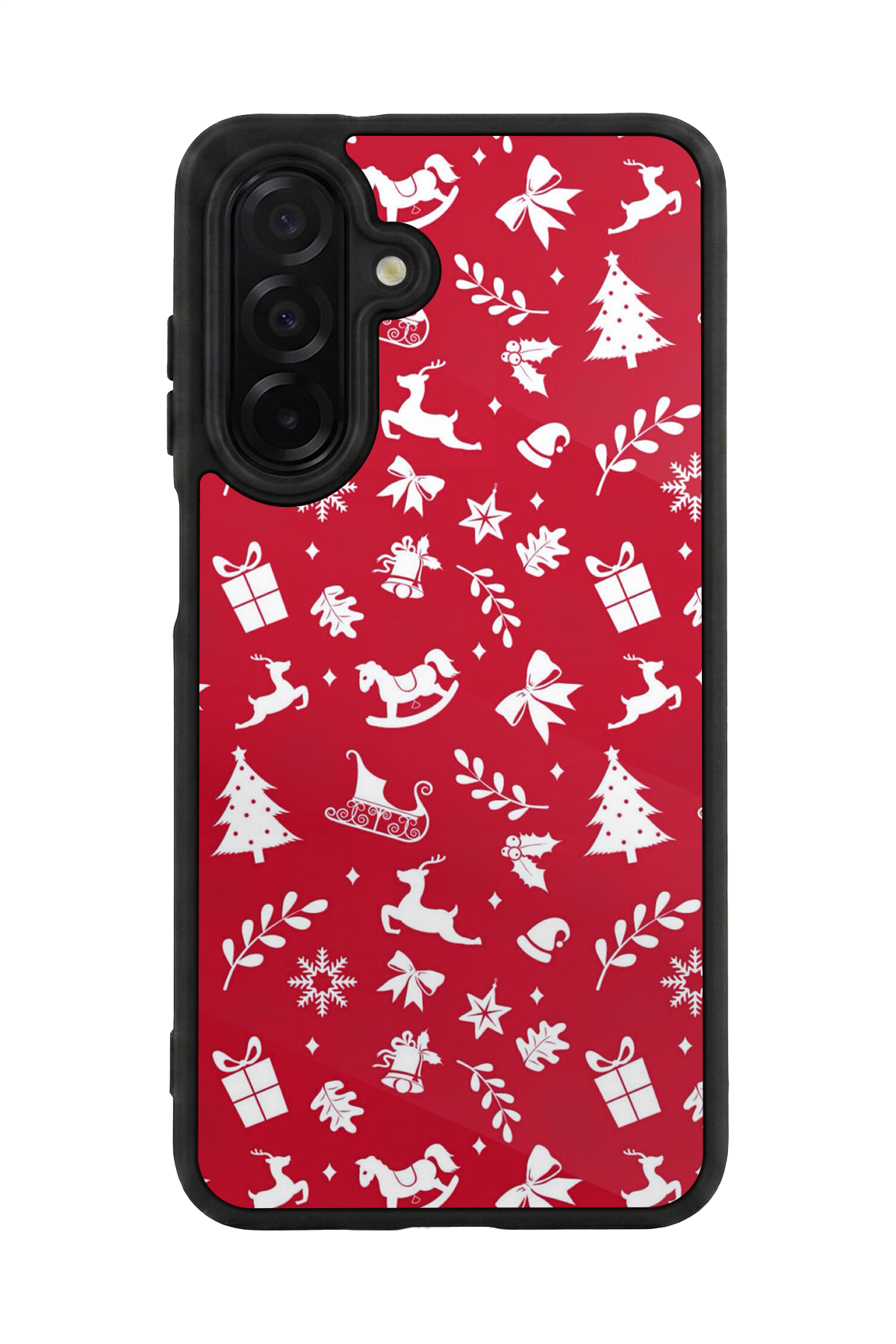 Samsung Galaxy A56 Uyumlu Yilbasi Christmas Tasarımlı Glossy Premium Kılıf