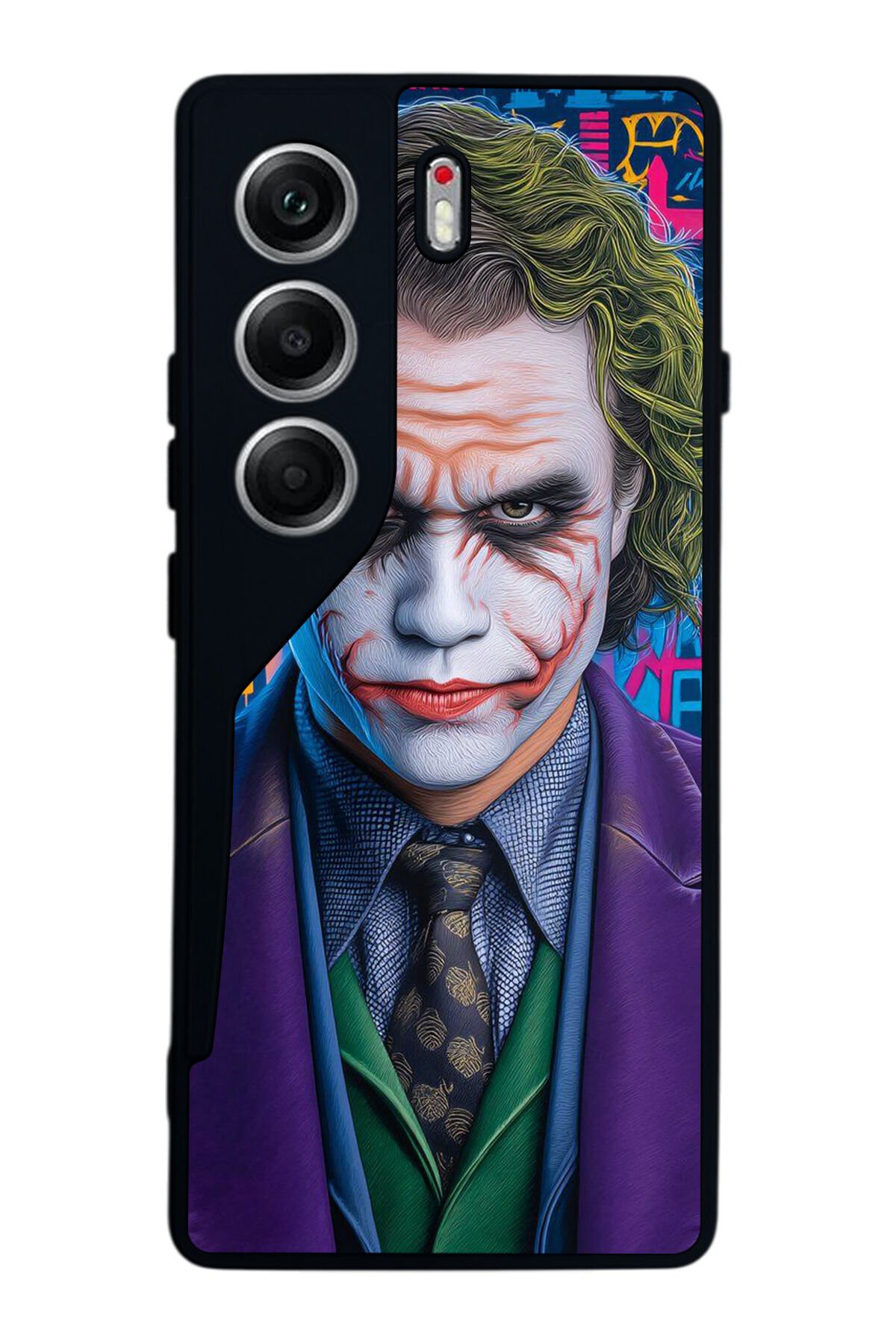 Tecno Camon 40 Uyumlu Joker Tasarımlı Glossy Premium Kılıf