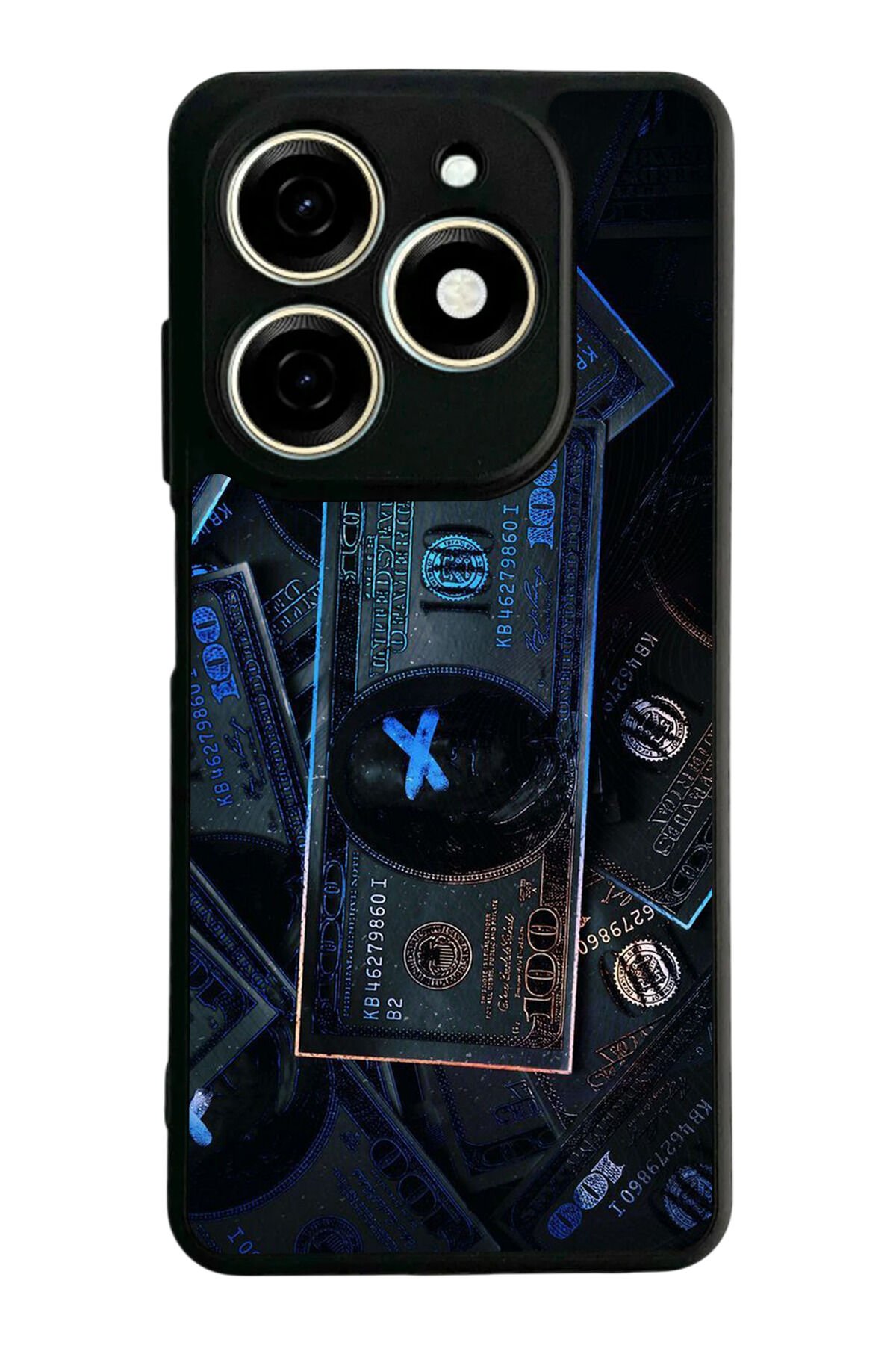 Infınıx Smart 8 Pro Uyumlu Para Tasarımlı Glossy Premium Kılıf
