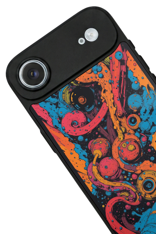 iPhone 17 Air Uyumlu Abstract Tasarımlı Glossy Premium Kılıf