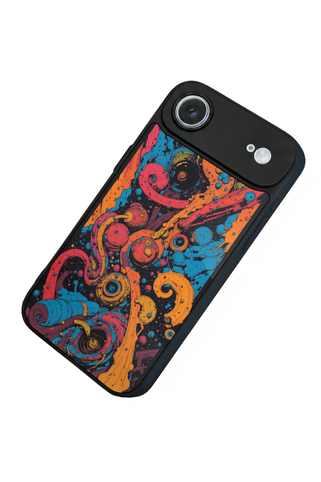 iPhone 17 Air Uyumlu Abstract Tasarımlı Glossy Premium Kılıf