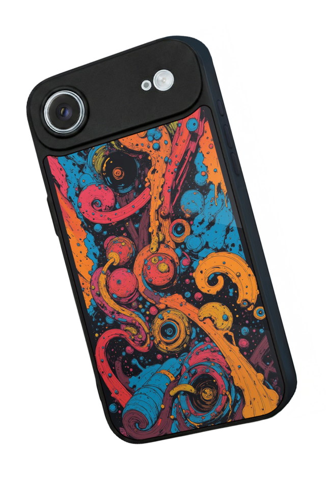 iPhone 17 Air Uyumlu Abstract Tasarımlı Glossy Premium Kılıf