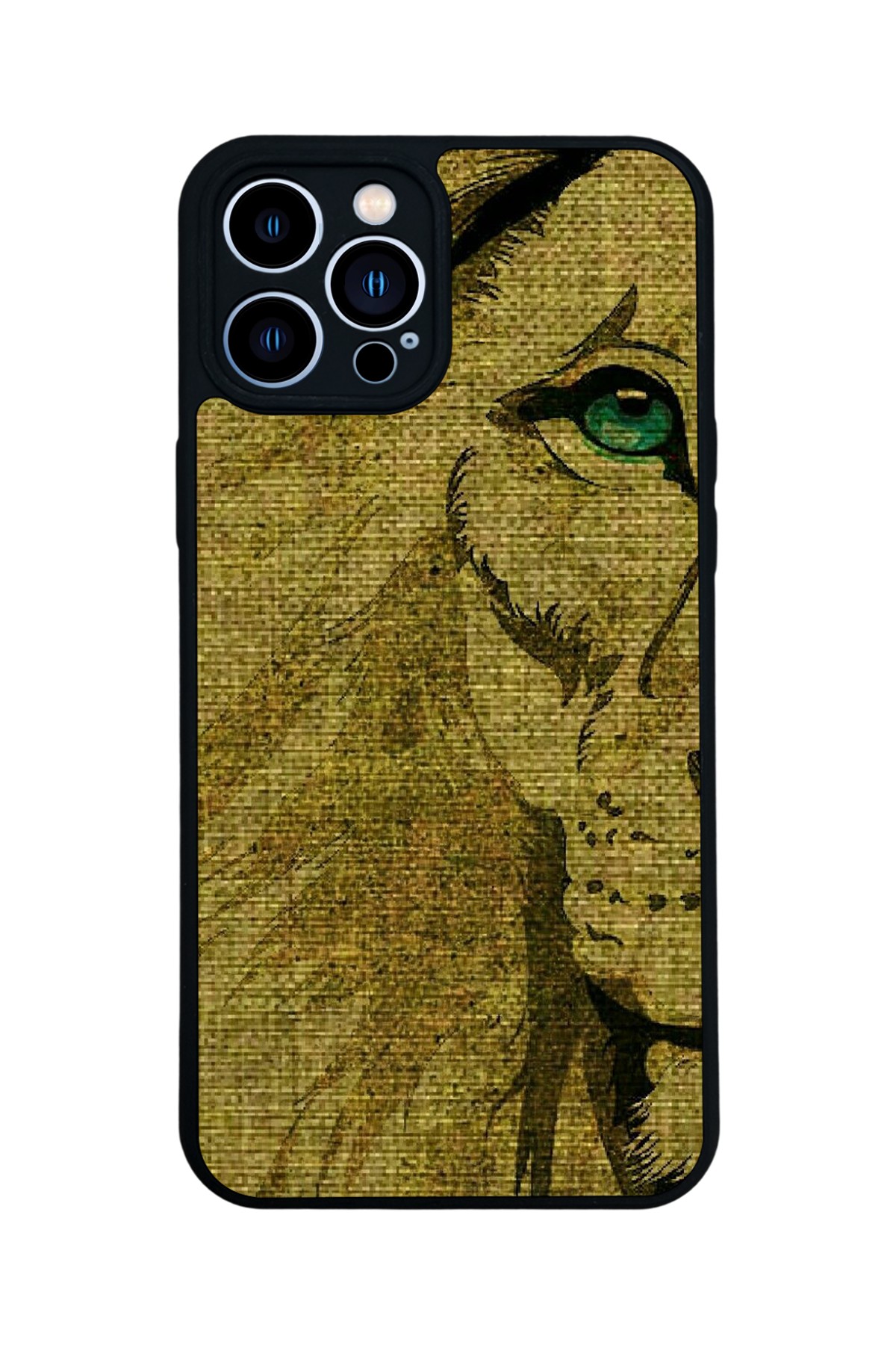 iPhone 12 Pro Max Uyumlu Aslan Tasarımlı Glossy Premium Kılıf