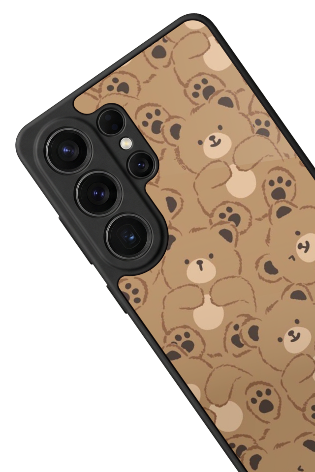 Samsung Galaxy S26 Ultra Uyumlu Ayı Tasarımlı Glossy Premium Kılıf