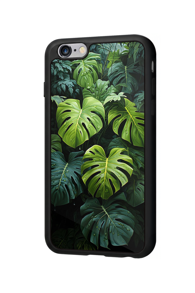 iPhone 6s Plus Uyumlu Botanik Tasarımlı Glossy Premium Kılıf