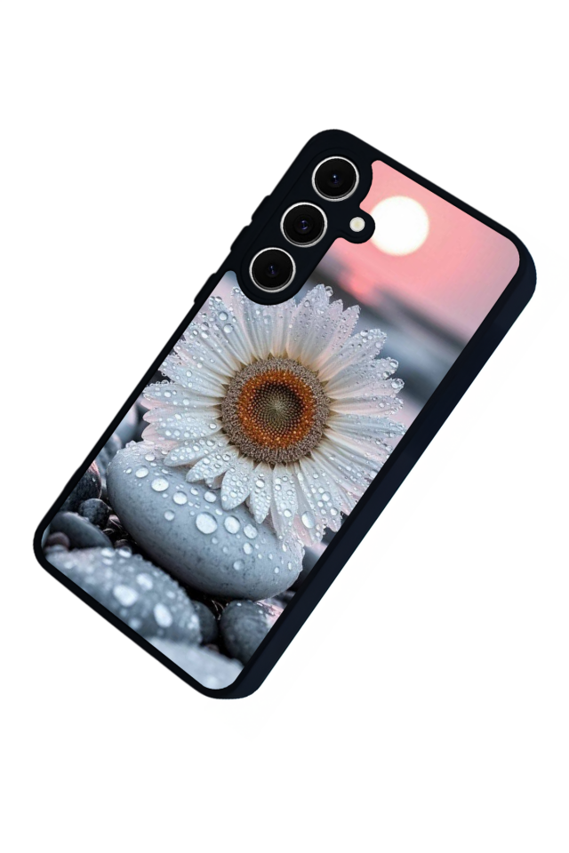 Samsung Galaxy S24 FE Uyumlu Cicek Tasarımlı Glossy Premium Kılıf