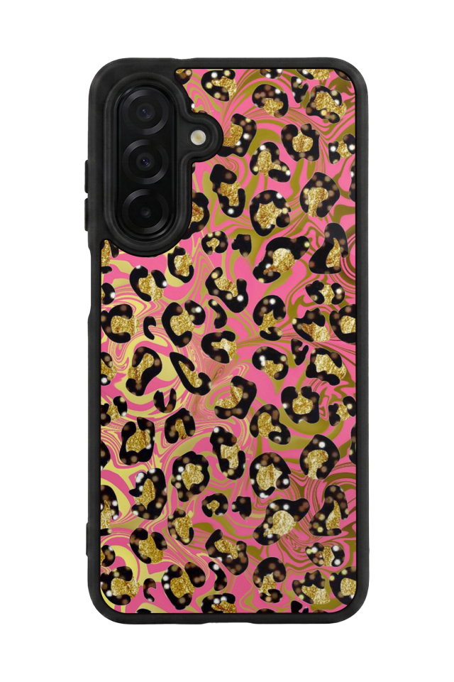 Samsung Galaxy A26 Uyumlu Hologram Leopar Tasarımlı Glossy Premium Kılıf