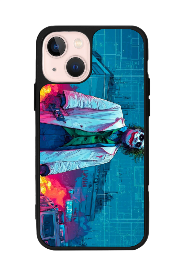 iPhone 13 Mini Uyumlu Joker Tasarımlı Glossy Premium Kılıf