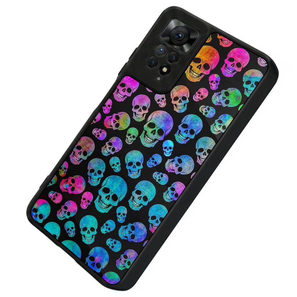 Xiaomi Redmi Note 12 Pro Uyumlu KuruKafa Tasarımlı Glossy Premium Kılıf