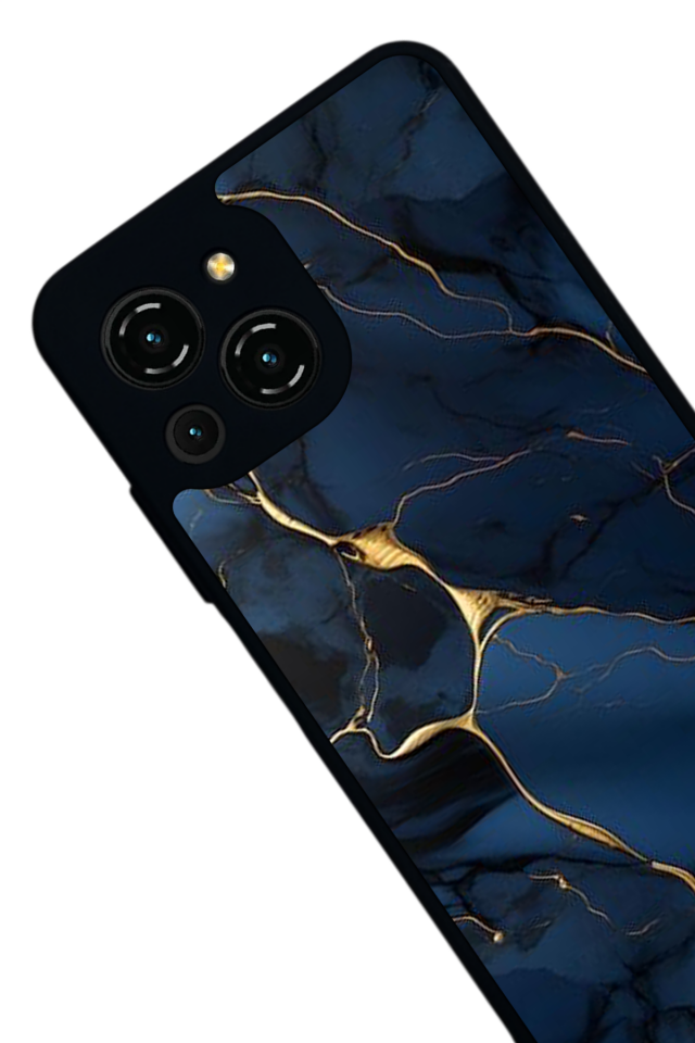 Reeder S23 Pro Max Uyumlu Mermer Marble Tasarımlı Glossy Premium Kılıf