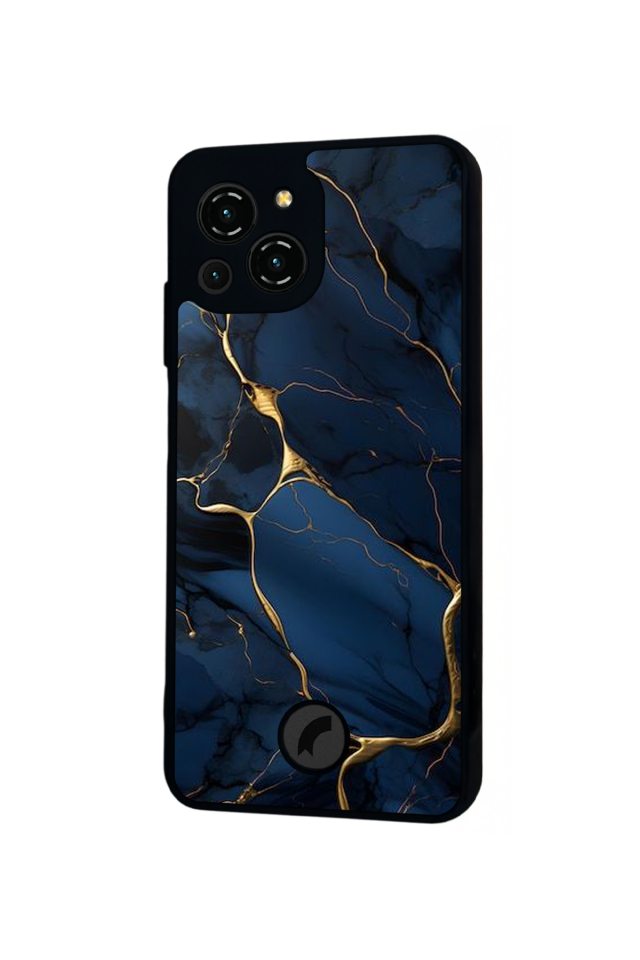 Reeder S23 Pro Max Uyumlu Mermer Marble Tasarımlı Glossy Premium Kılıf