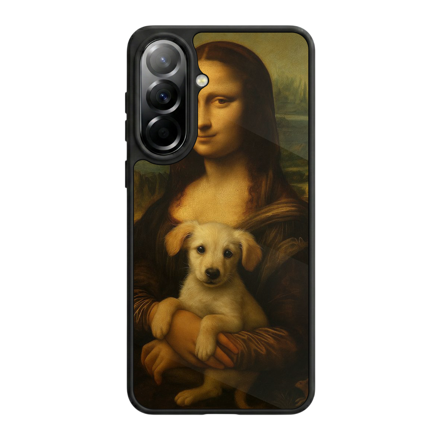 Samsung Galaxy A37 Uyumlu Monalisa Tasarımlı Glossy Premium Kılıf