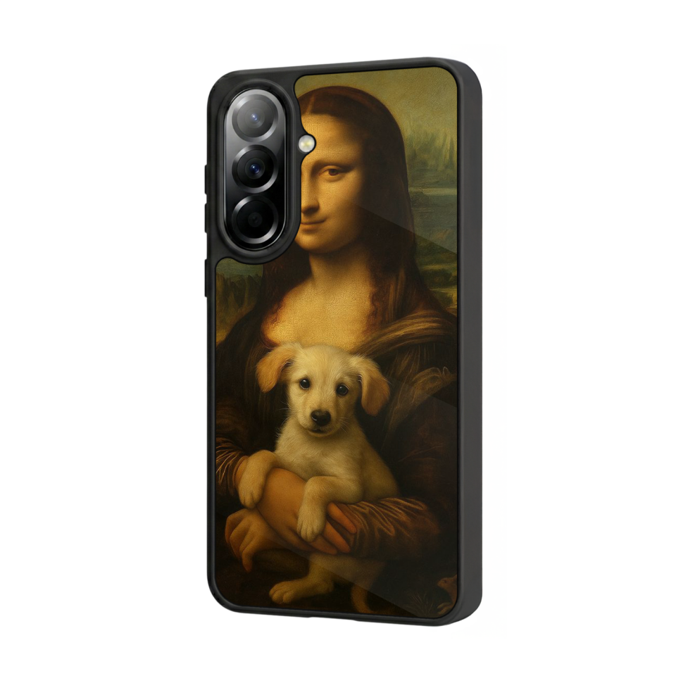 Samsung Galaxy A37 Uyumlu Monalisa Tasarımlı Glossy Premium Kılıf