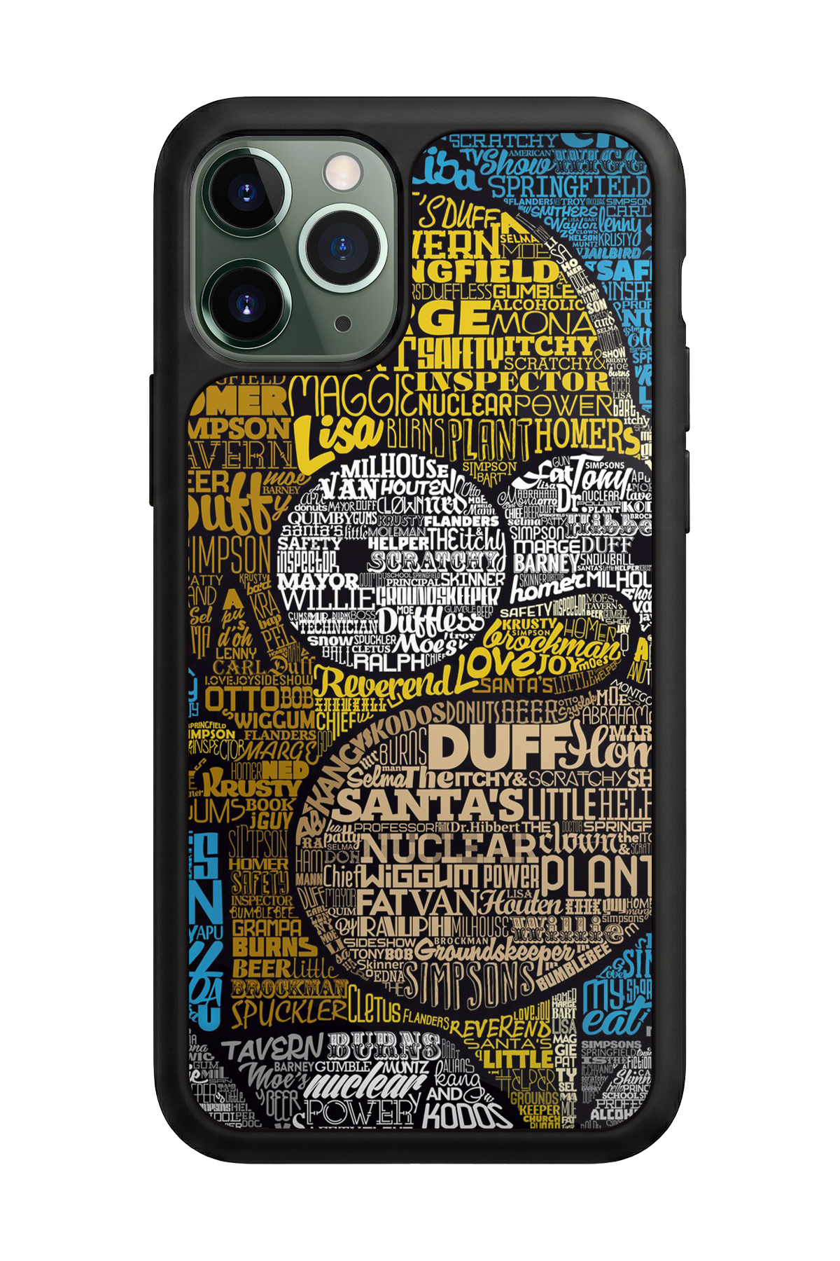 iPhone 11 Pro Uyumlu The Simpsons Tasarımlı Glossy Premium Kılıf