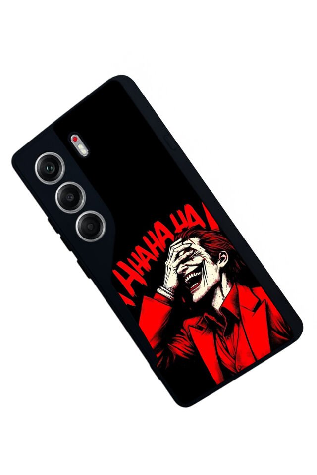 Tecno Camon 40 Uyumlu Joker Tasarımlı Glossy Premium Kılıf