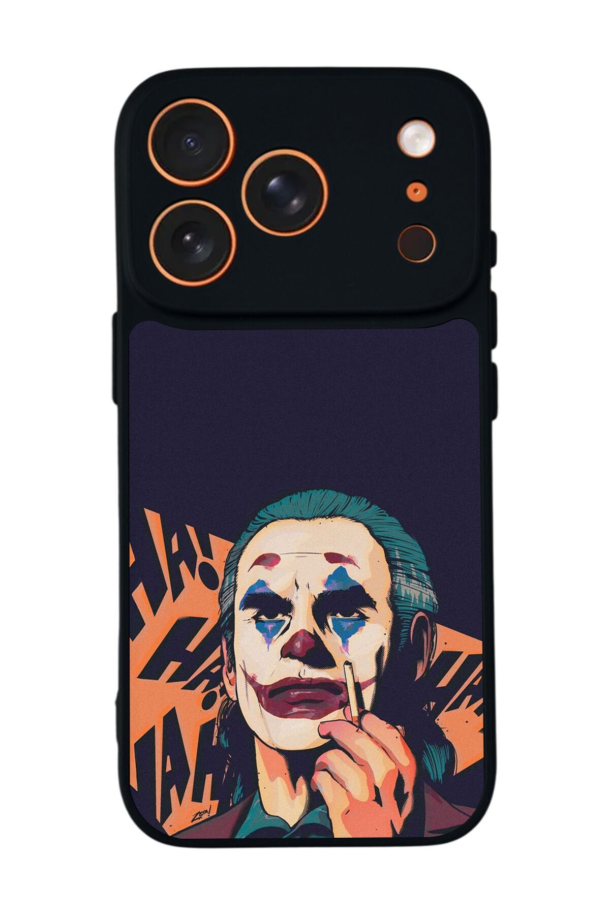 iPhone 17 Pro Uyumlu Joker Tasarımlı Glossy Premium Kılıf