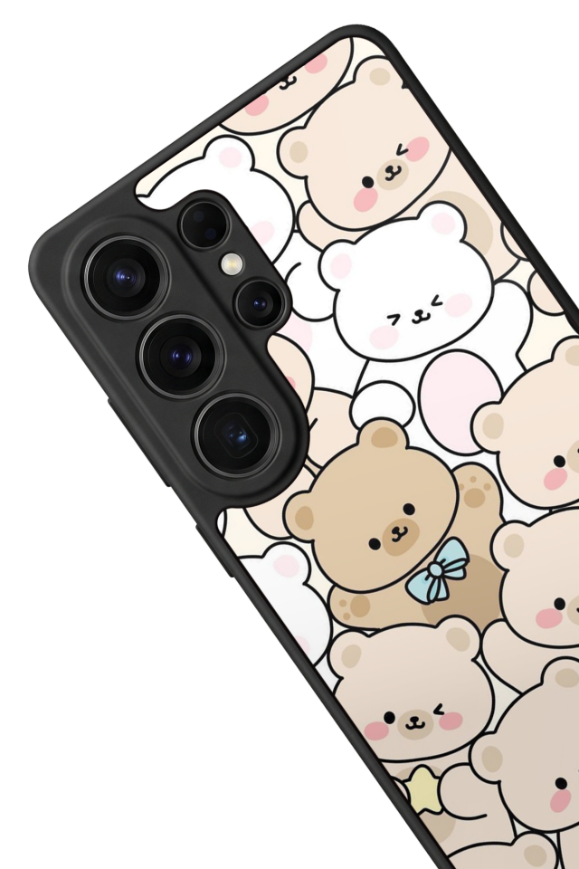 Samsung Galaxy S26 Ultra Uyumlu Ayı Tasarımlı Glossy Premium Kılıf