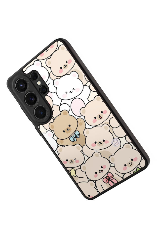 Samsung Galaxy S26 Ultra Uyumlu Ayı Tasarımlı Glossy Premium Kılıf