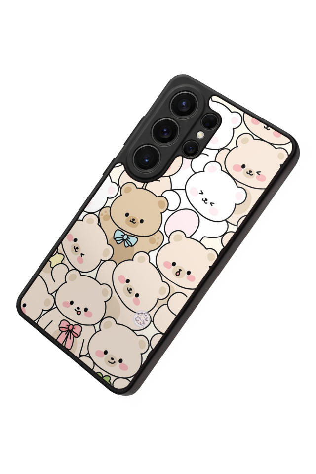 Samsung Galaxy S26 Ultra Uyumlu Ayı Tasarımlı Glossy Premium Kılıf