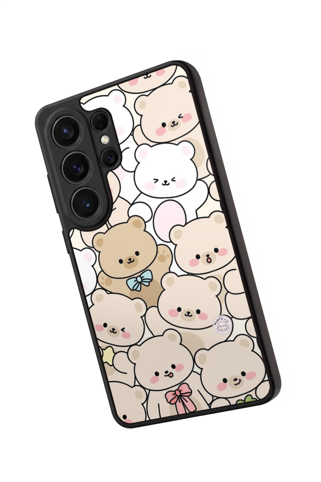 Samsung Galaxy S26 Ultra Uyumlu Ayı Tasarımlı Glossy Premium Kılıf