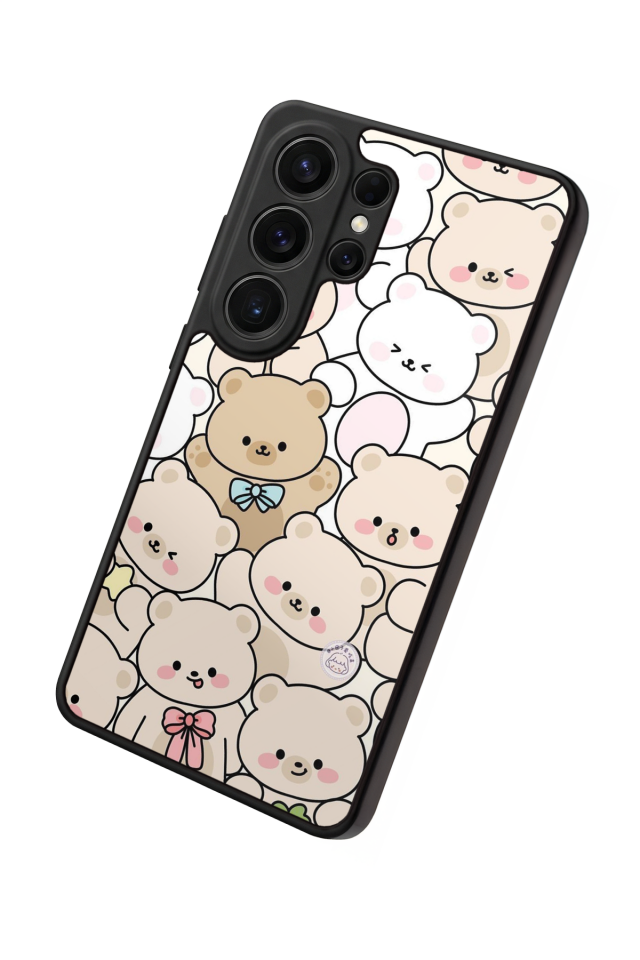 Samsung Galaxy S26 Ultra Uyumlu Ayı Tasarımlı Glossy Premium Kılıf