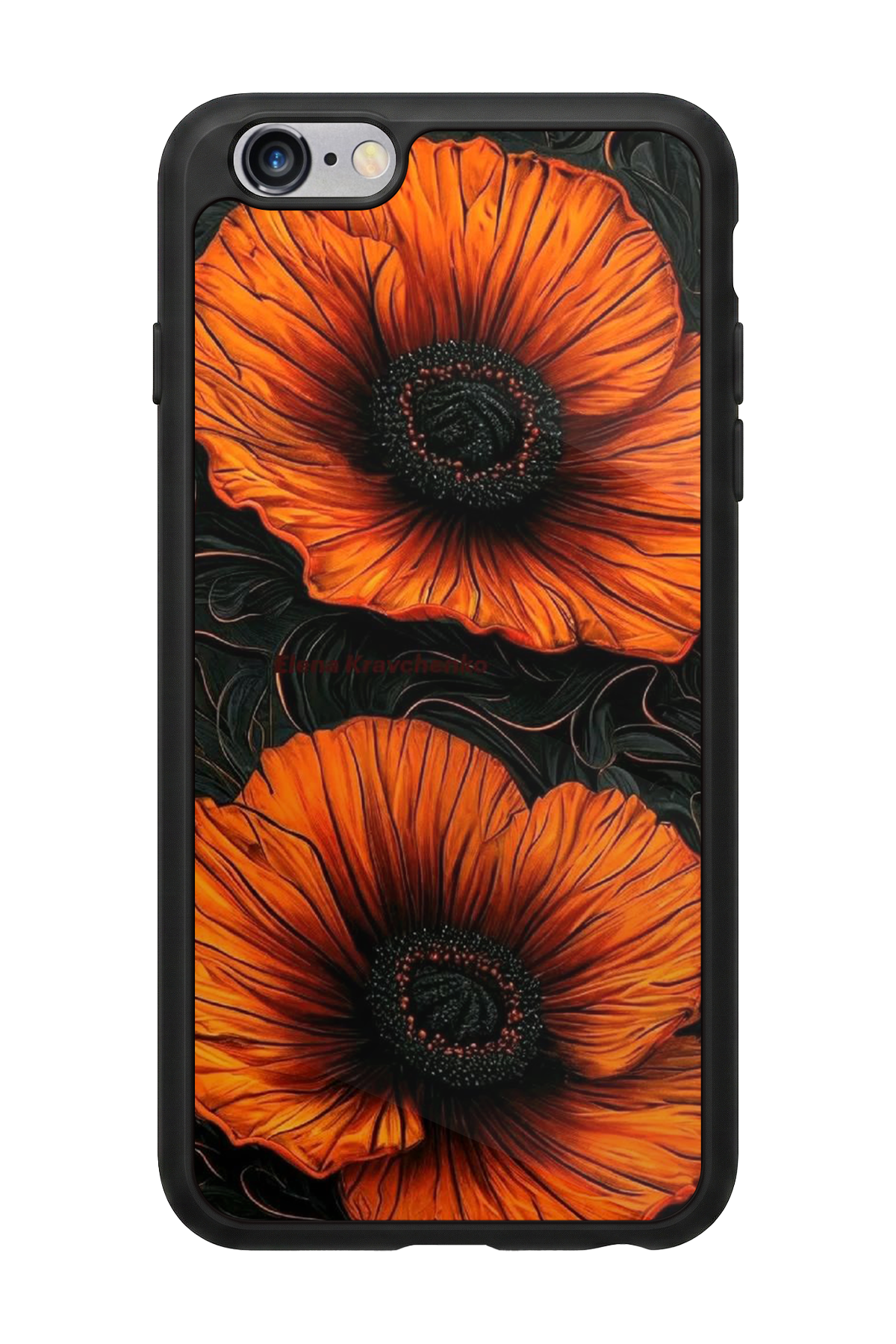 iPhone 6s Plus Uyumlu Botanik Tasarımlı Glossy Premium Kılıf