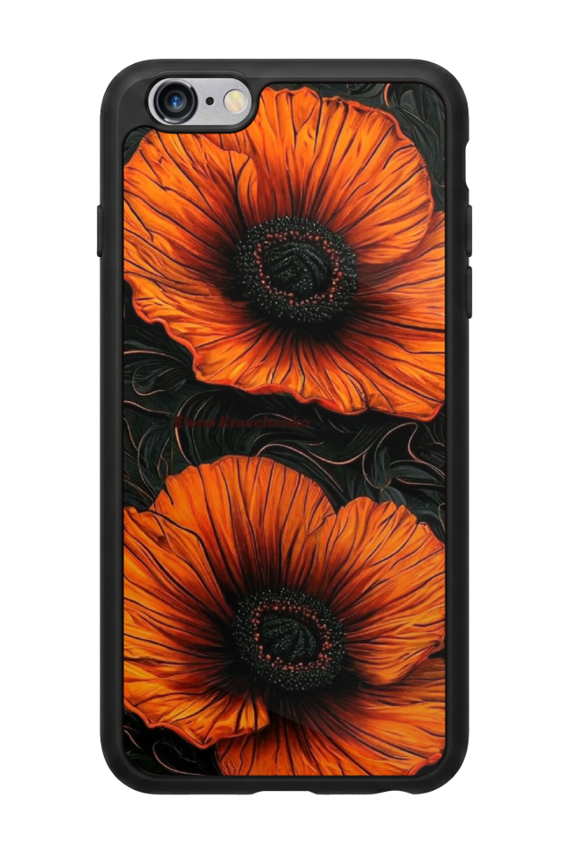 iPhone 6s Plus Uyumlu Botanik Tasarımlı Glossy Premium Kılıf