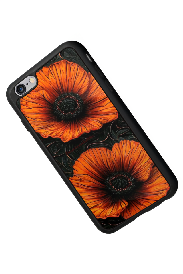 iPhone 6s Plus Uyumlu Botanik Tasarımlı Glossy Premium Kılıf
