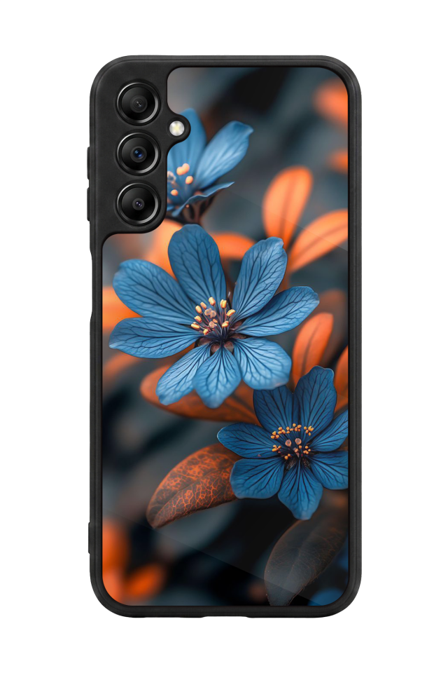 Samsung Galaxy A14 Uyumlu Cicek Tasarımlı Glossy Premium Kılıf