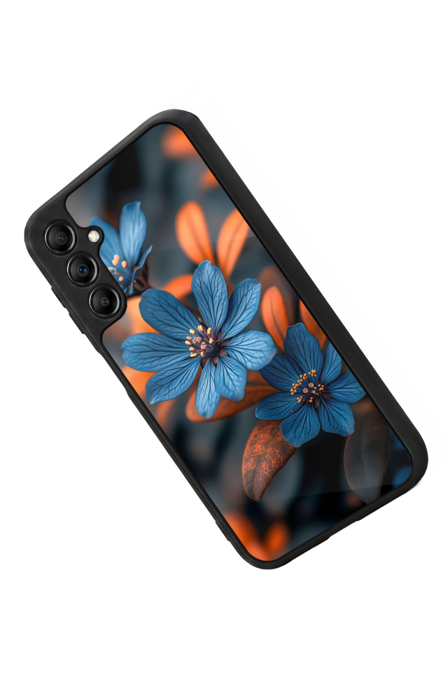 Samsung Galaxy A14 Uyumlu Cicek Tasarımlı Glossy Premium Kılıf
