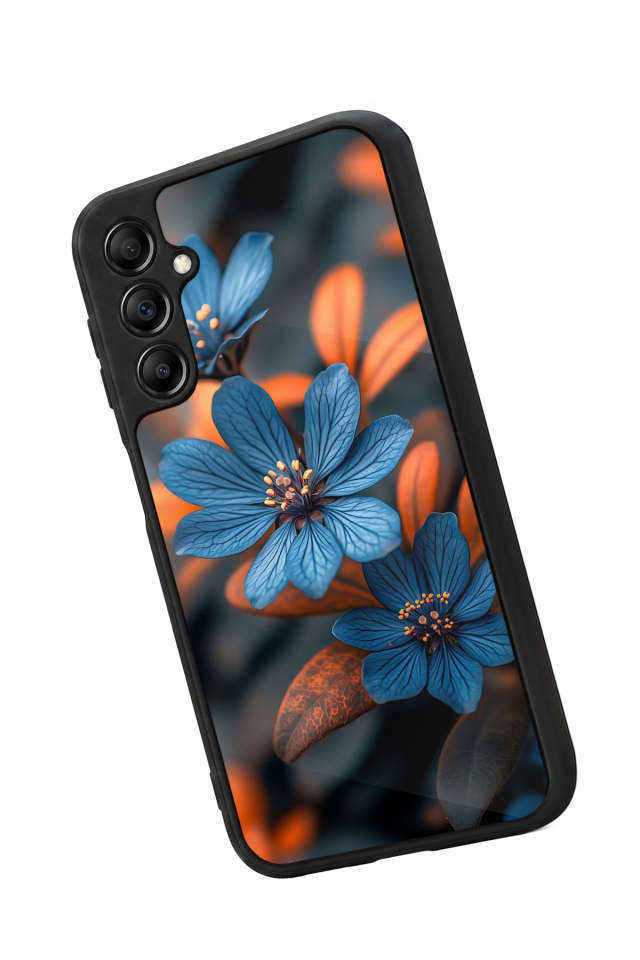 Samsung Galaxy A14 Uyumlu Cicek Tasarımlı Glossy Premium Kılıf